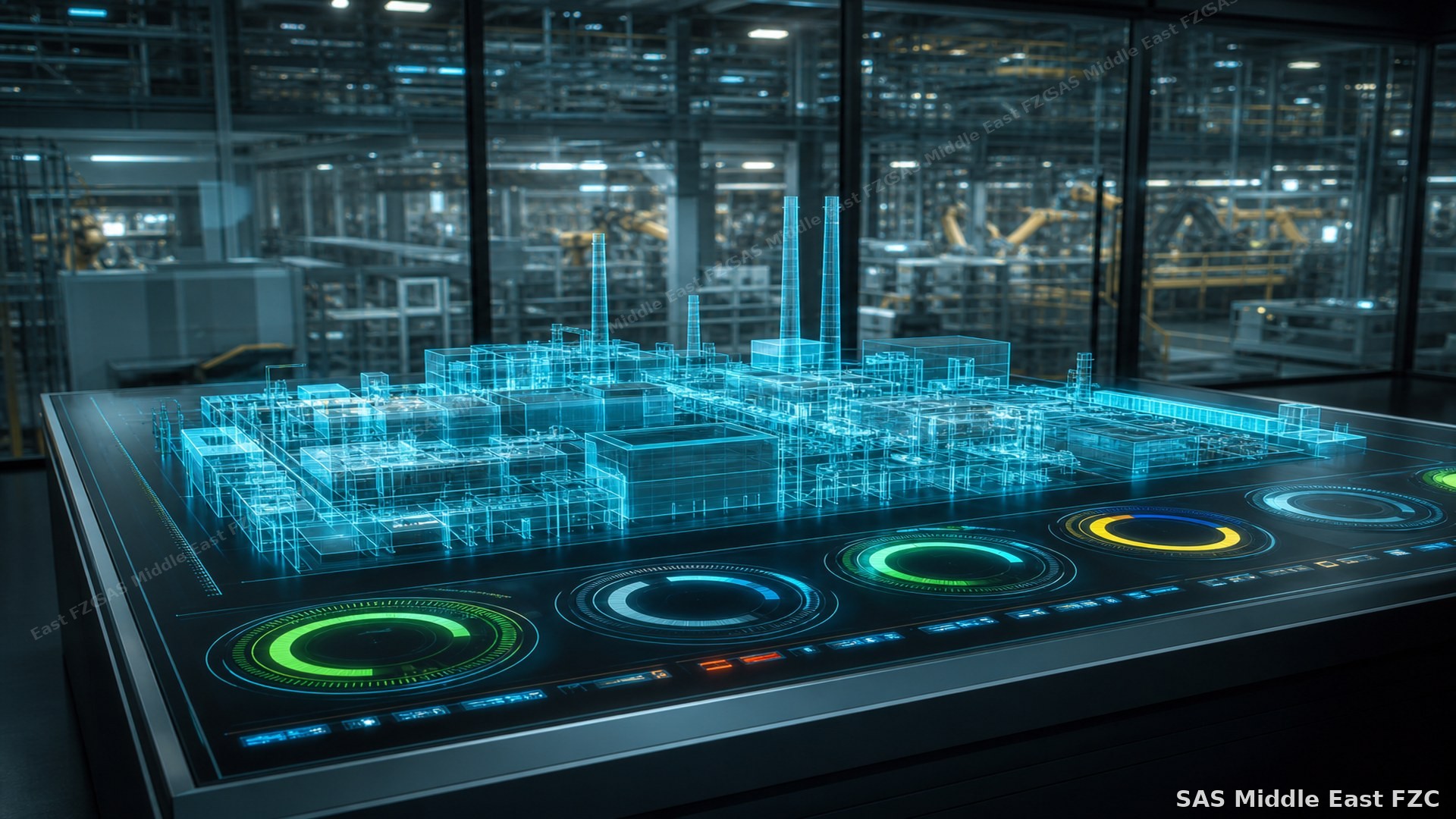 Industrial digital twin for plant AI optimization