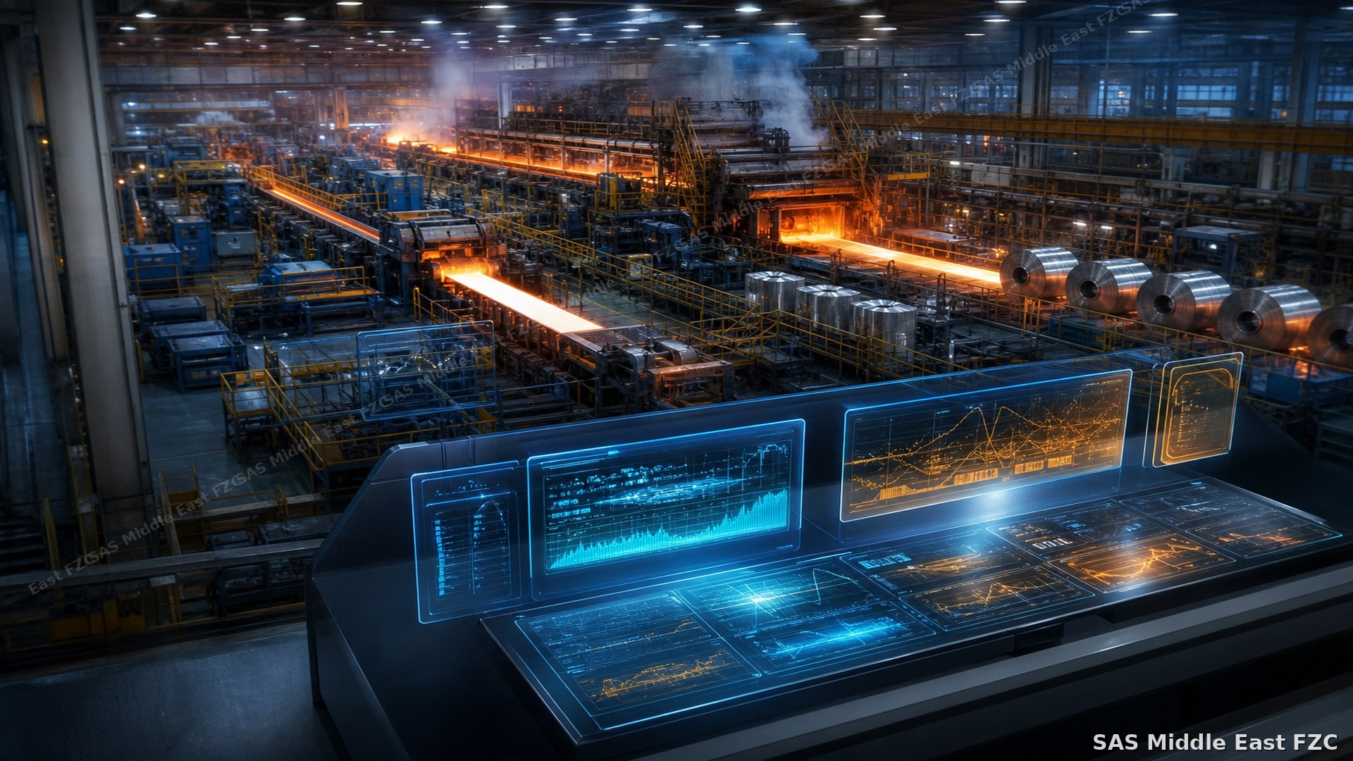AI process optimization on a metals manufacturing line in the UAE