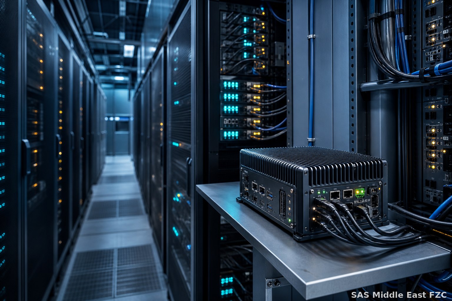 Industrial GPU server racks and edge AI computers for UAE plants